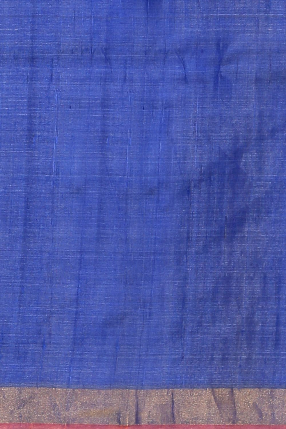 Image of Tussar Silk Blue Saree